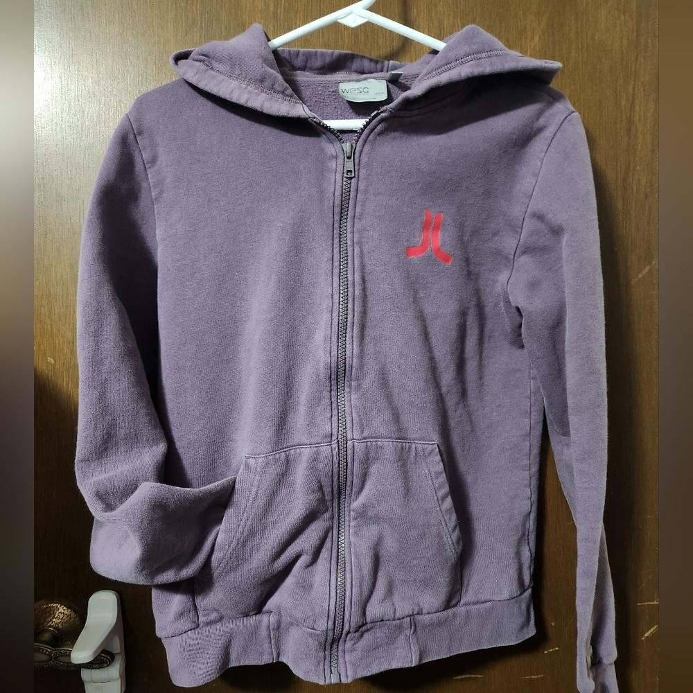 Purple Full-Zip Hoodie WESC ladies size large